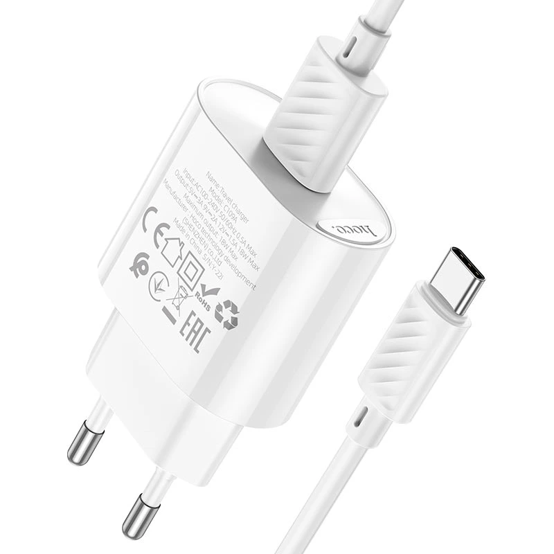 [C109A] Chargeur HOCO C109A Micro 10,5W