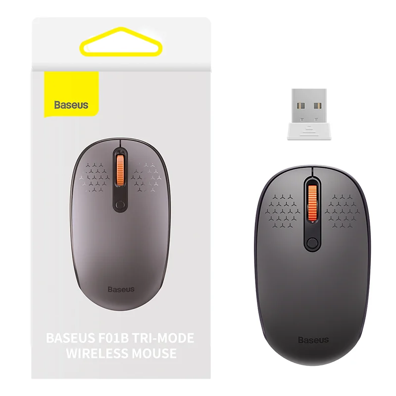 [B01055503833-00] Baseus F01B Tri-Mode Wireless Mouse