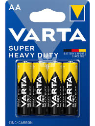 [R6P 1.5V] AA VARTA  SUPER HEVY DUTY BLISTER 4