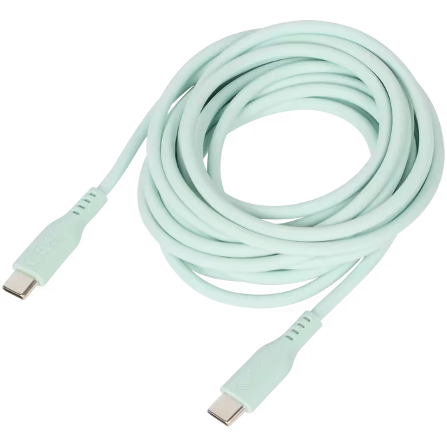 Câble de charge et de données en silicone Sologic USB-C à USB-C (Blue)