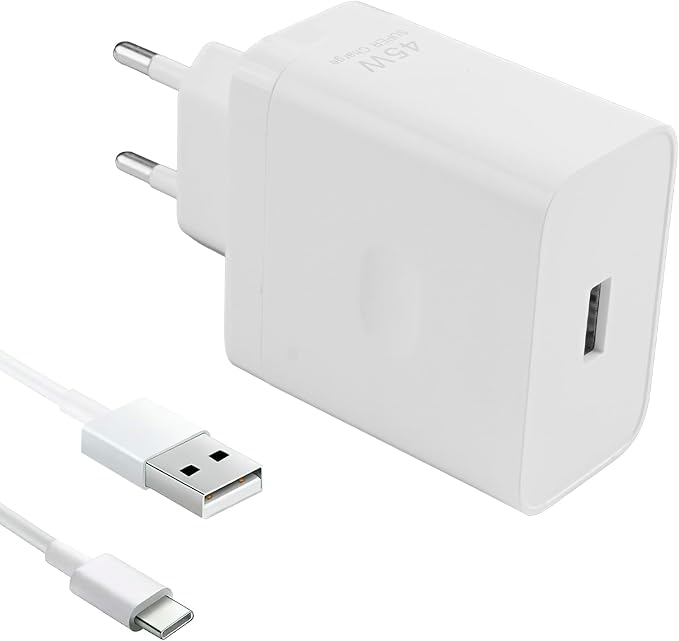 [VCBA4JAEH] SuperVooc 45W Chargeur  USB-C Cable 6A 1m