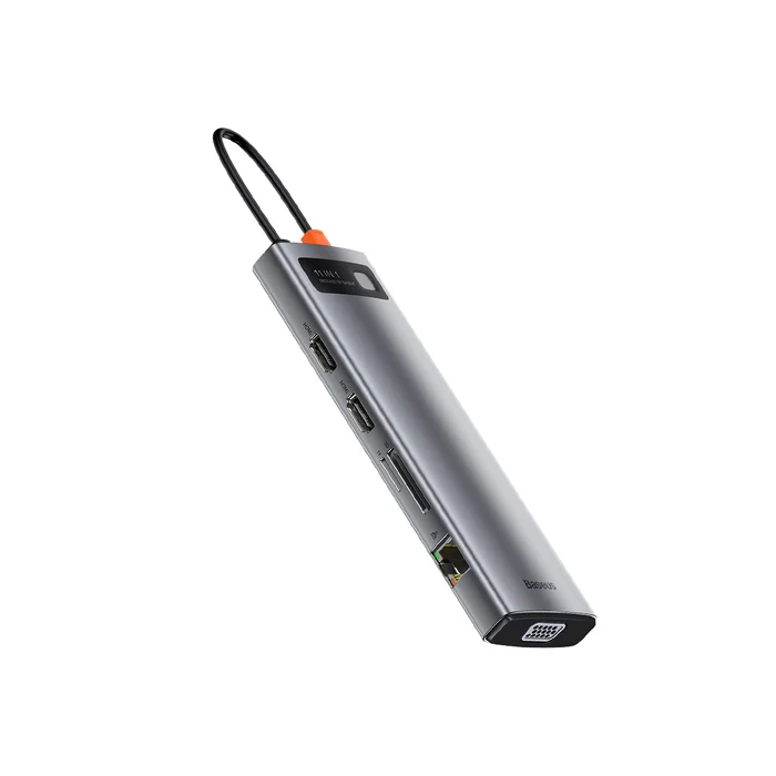 [B00030709811-00] Baseus Metal Gleam Series 11-Port HUB