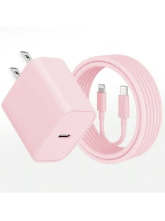 [A1895] CHARGEUR IPHONE 20W COPIE PINK